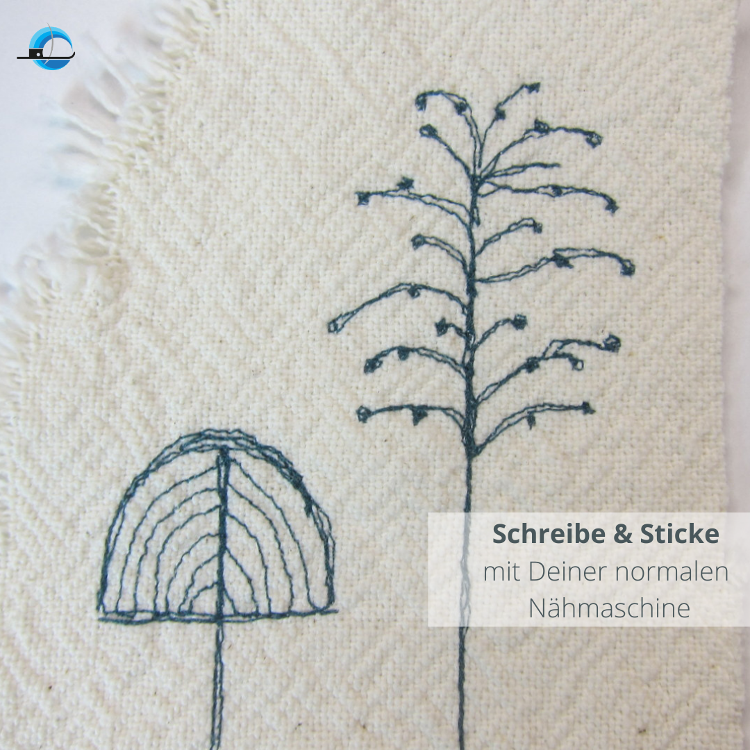 Schreiben und Sticken normale Nähmaschine