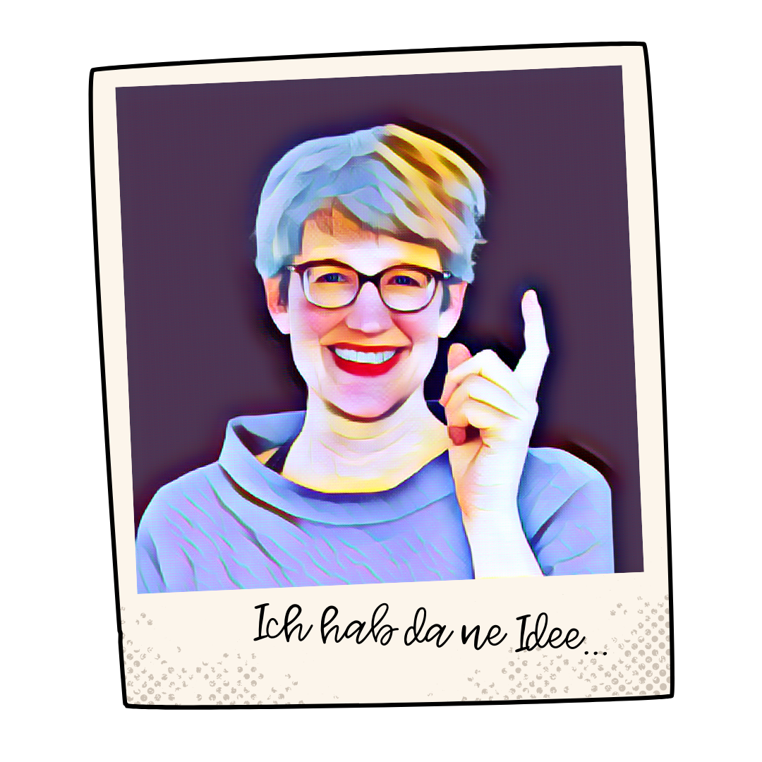 Pola: Ich hab da ne Idee... Ein Polaroid im Comic-Style: Ich habe da ne Idee